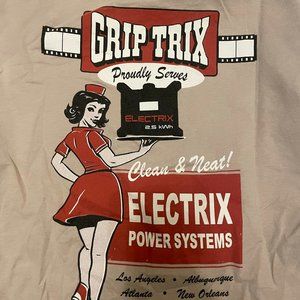 Vintage Electrix Power Systems Work T shirt